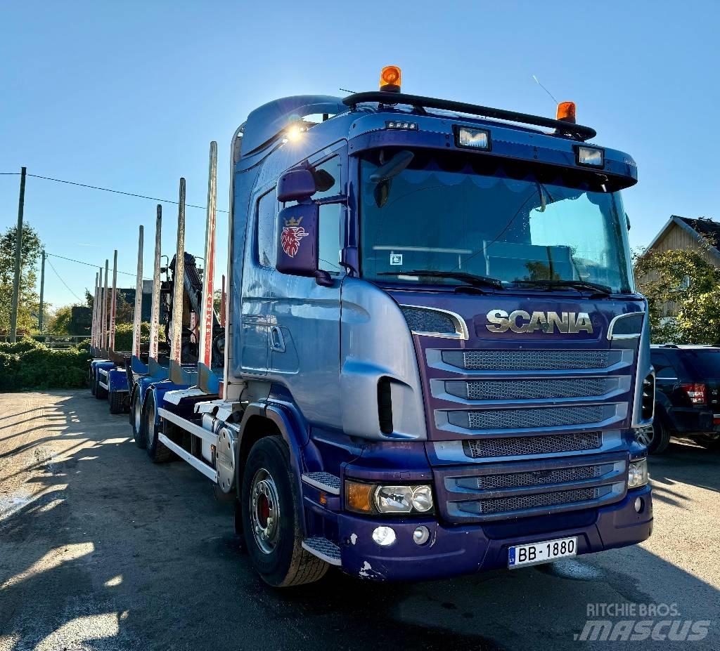 Scania R 500 Miškovežių vilkikai