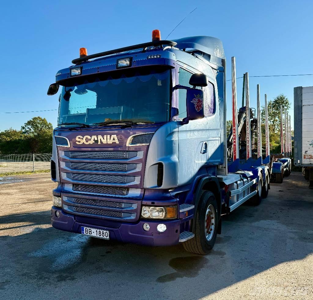 Scania R 500 Miškovežių vilkikai