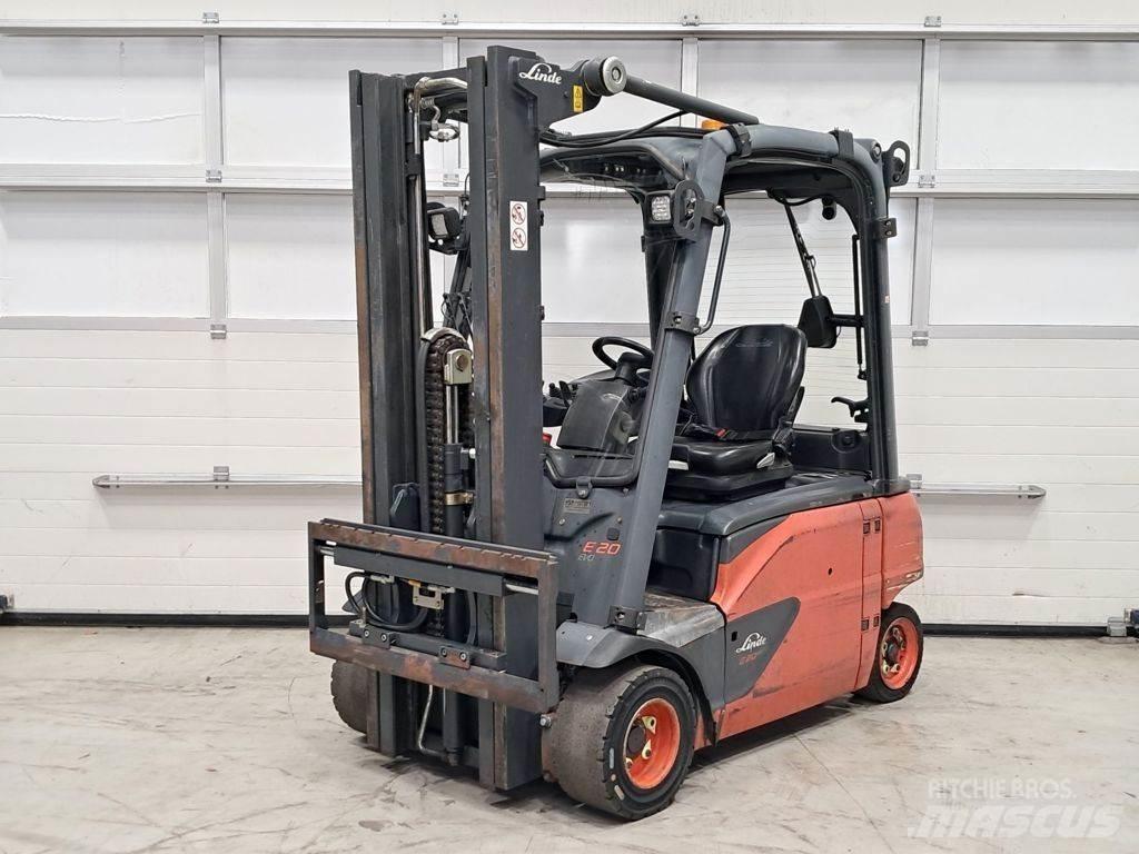 Linde E20PL-02 Elektriniai šakiniai krautuvai