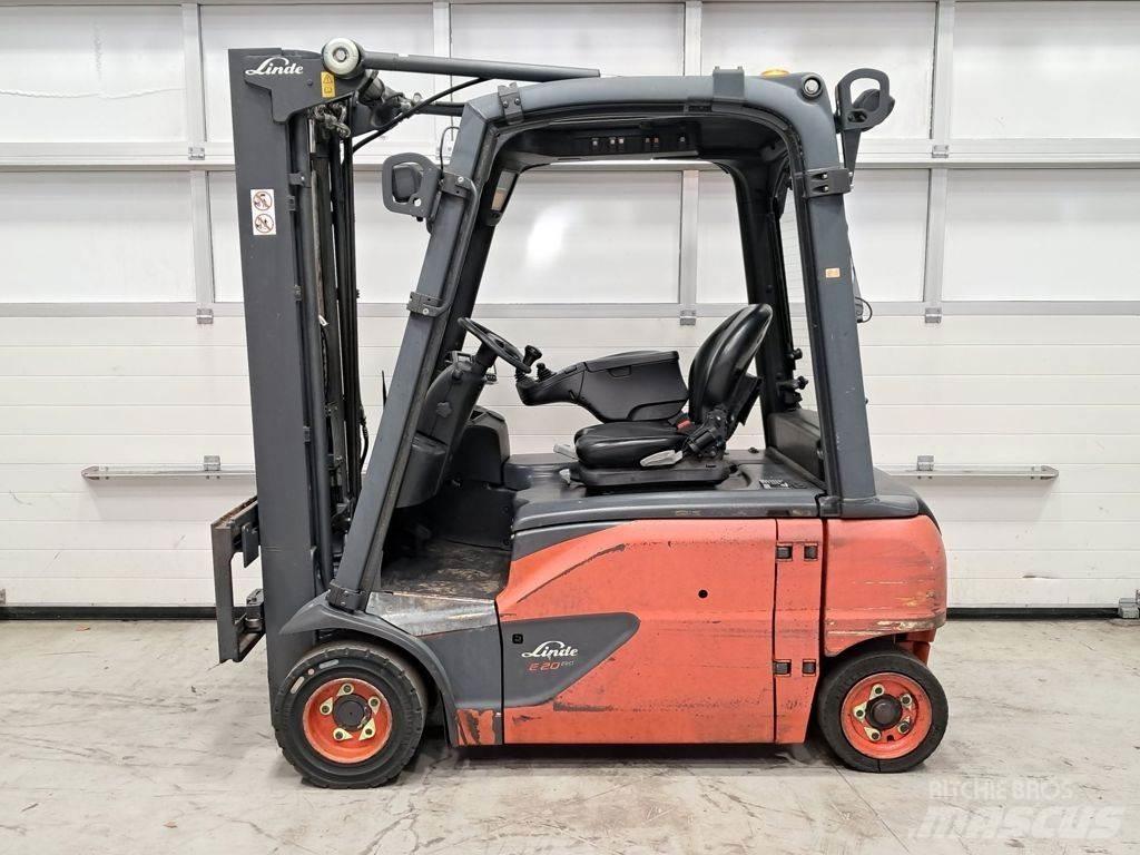 Linde E20PL-02 Elektriniai šakiniai krautuvai