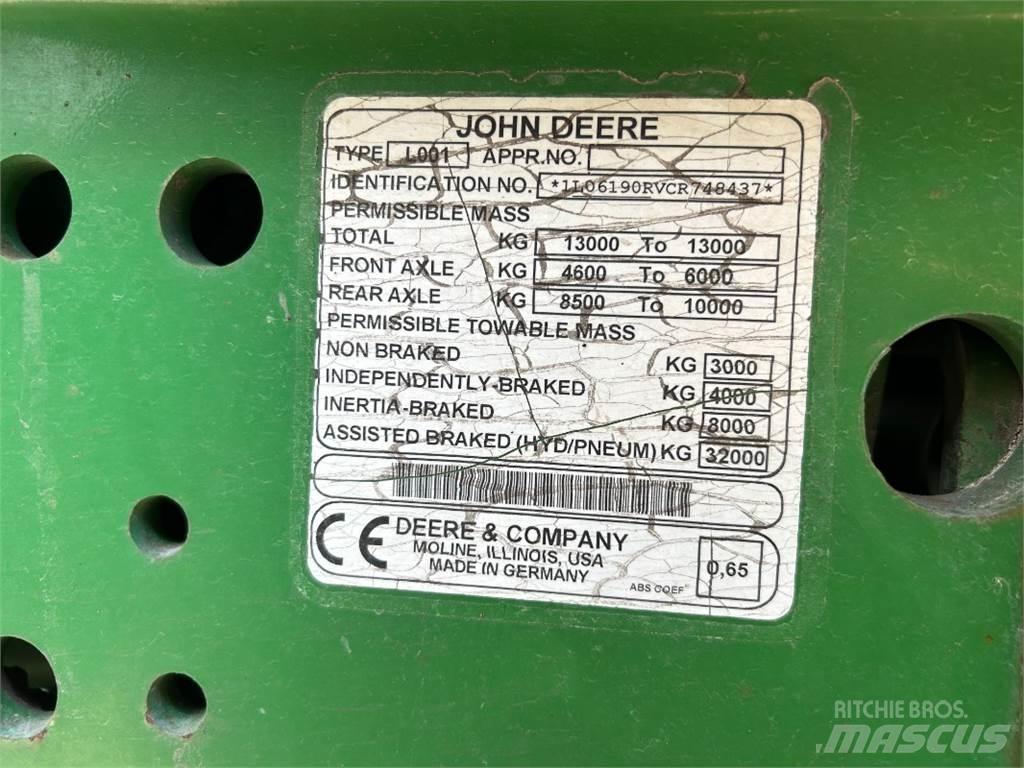 John Deere 6190R Traktoriai