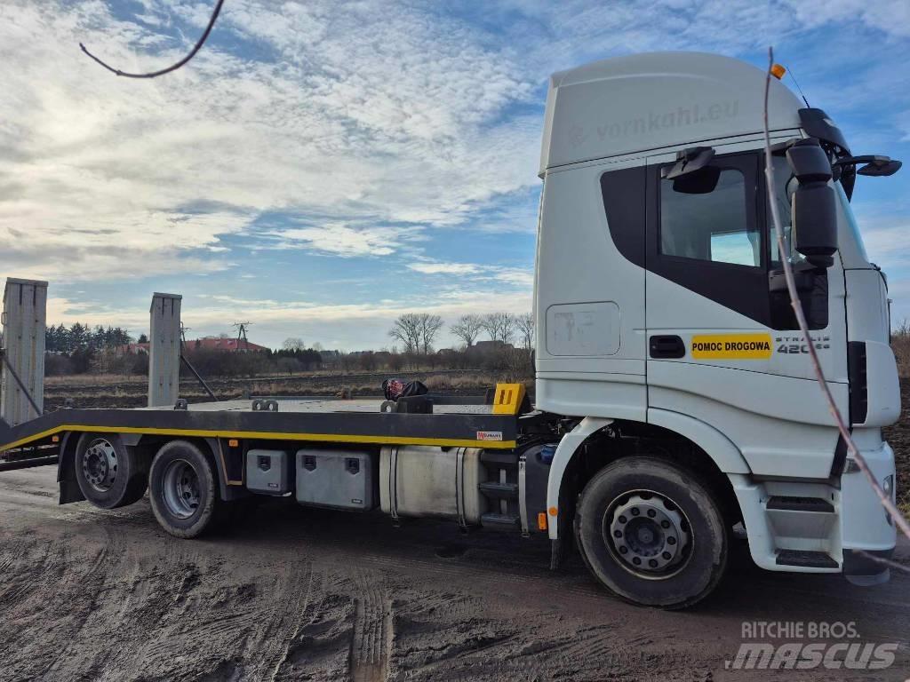 Iveco Stralis 420 Platforminiai/Gerviniai sunkvežimiai