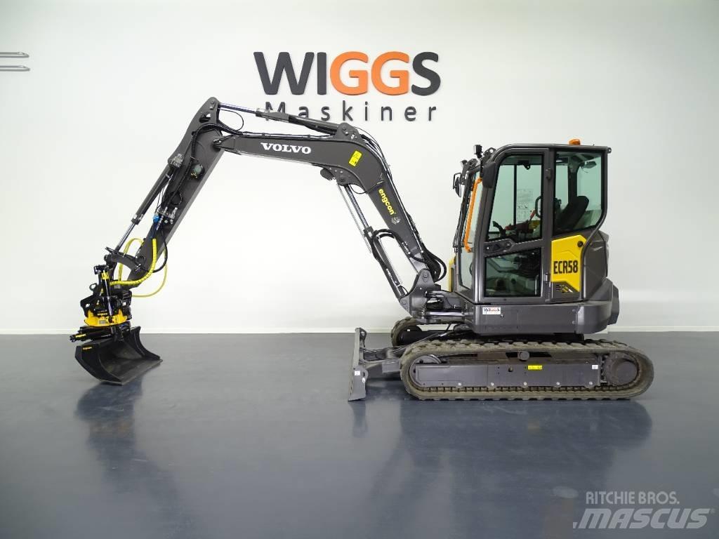 Volvo ECR58F Mini ekskavatoriai < 7 t