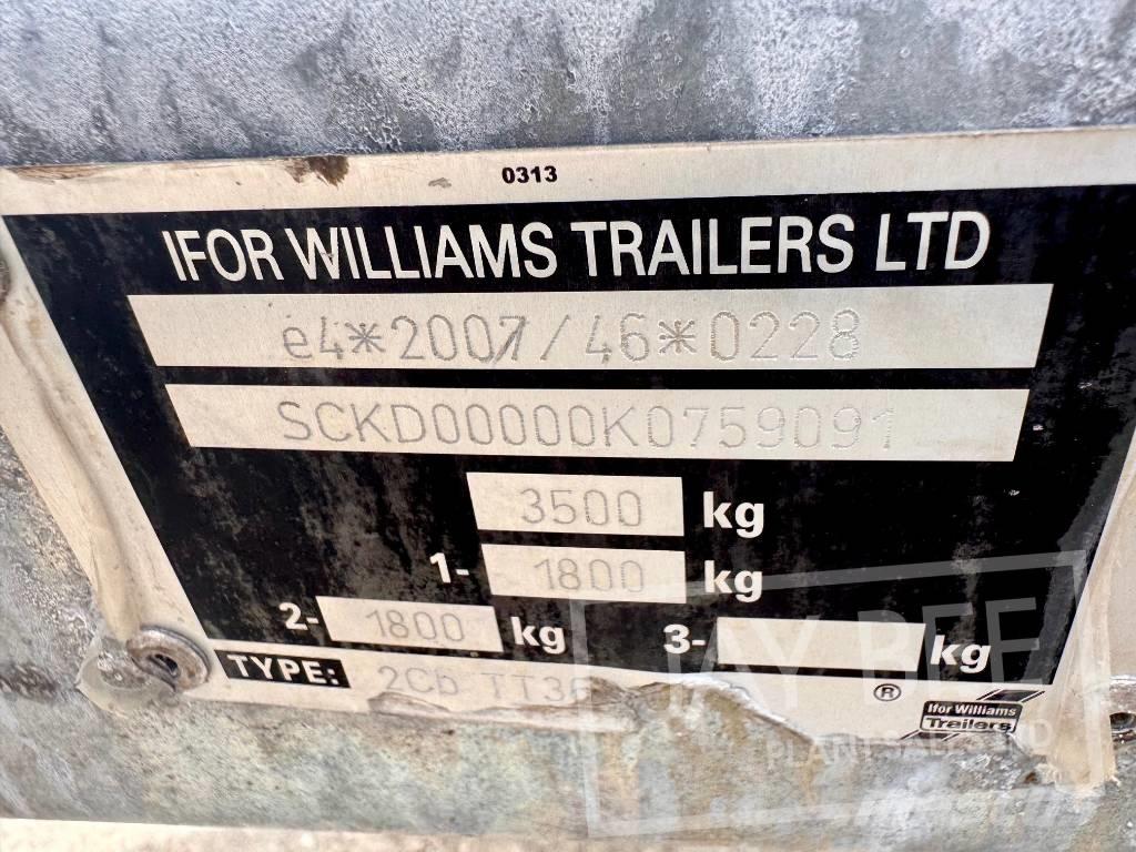 Ifor Williams TT3621 Savivartės priekabos