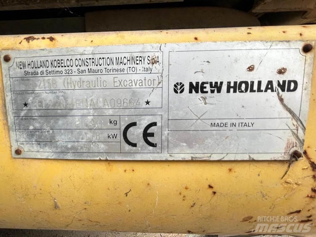 New Holland E215B Specialūs ekskavatoriai