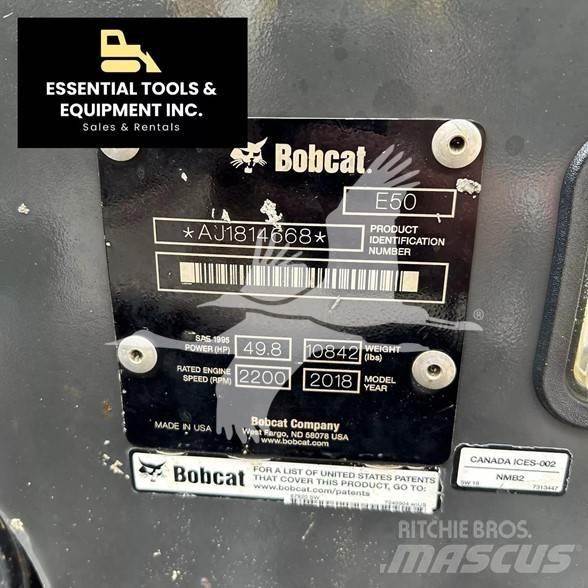 Bobcat E50 Mini ekskavatoriai < 7 t