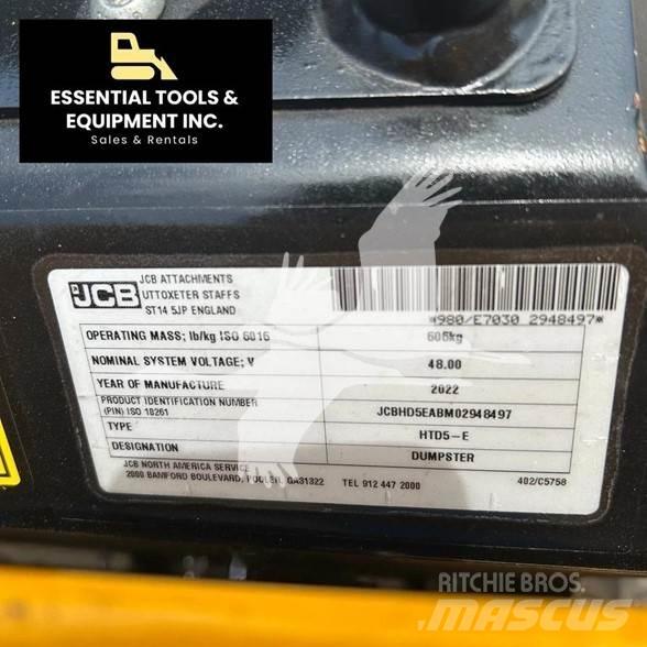 JCB HTD5E Statybiniai savivarčiai sunkvežimiai