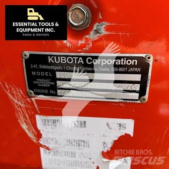 Kubota U35-4 Mini ekskavatoriai < 7 t