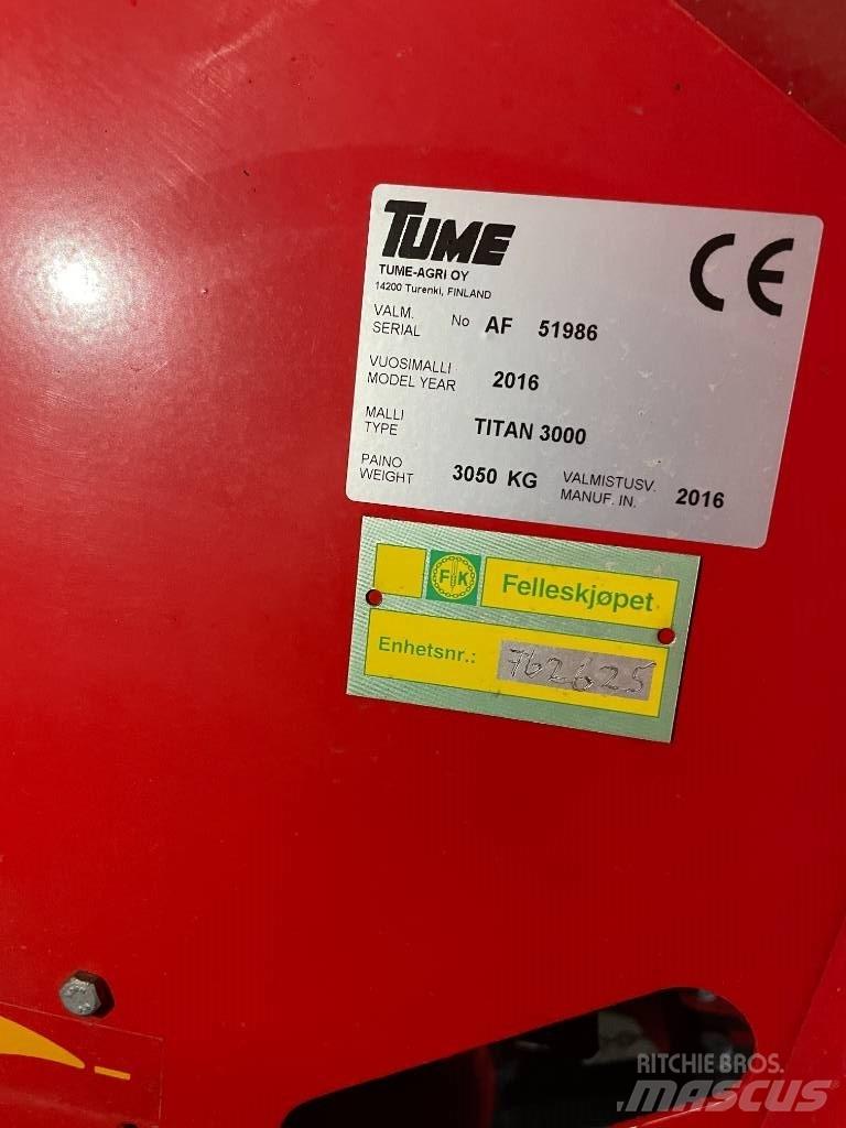 Tume Titan3000 Sėjamieji kombainai