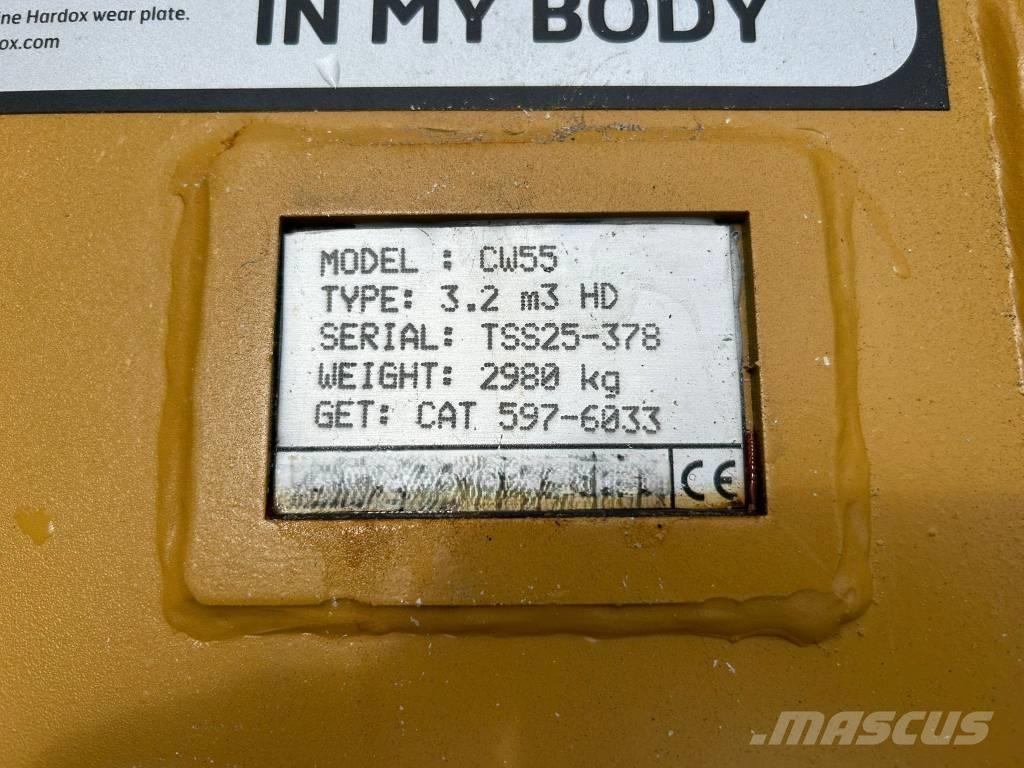  CW 55 Rock Bucket Kaušai