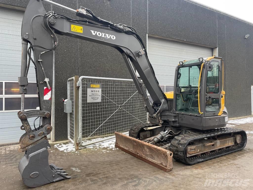 Volvo ECR88D Vidutinės galios ekskavatoriai 7-12 t