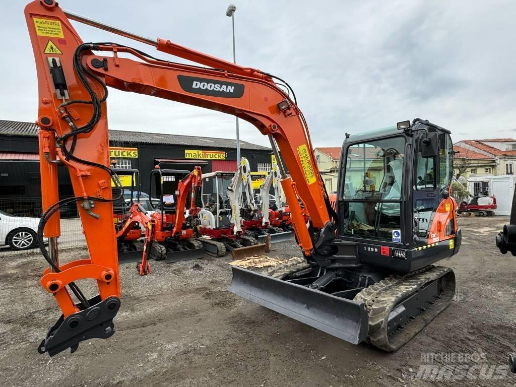 Doosan DX 55 Mini ekskavatoriai < 7 t