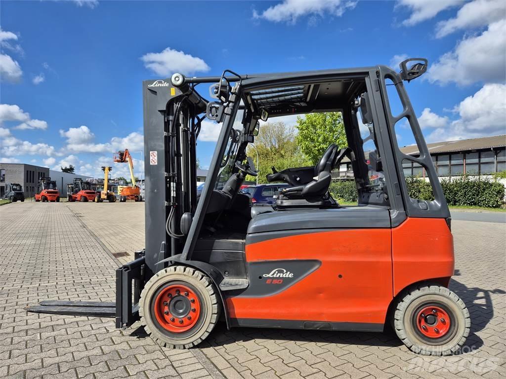 Linde E50HL-01 Elektriniai šakiniai krautuvai