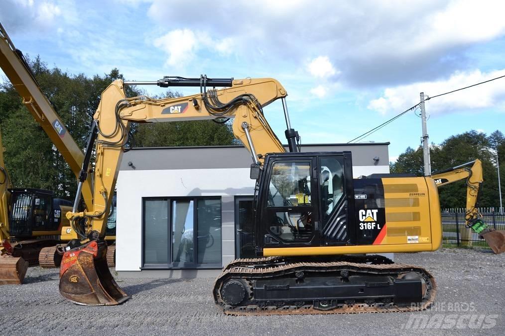 CAT 316 FL Vikšriniai ekskavatoriai