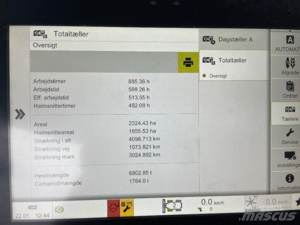 CLAAS Lexion 6900 TT Derliaus nuėmimo kombainai