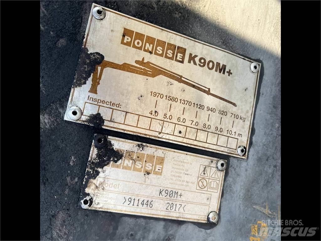 Ponsse K90M+ Medienos transportavimo mašinų kranai