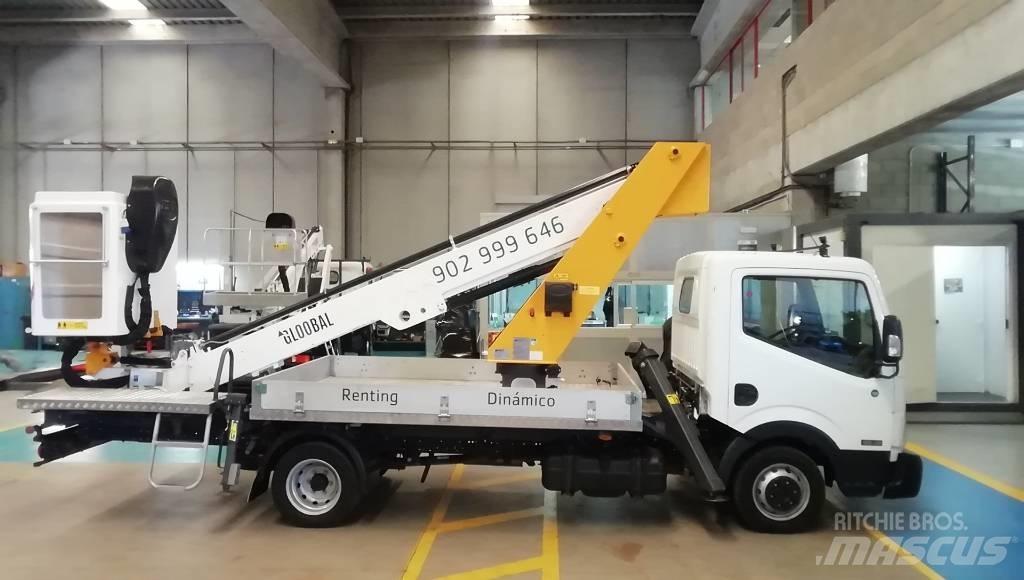 Nissan CABSTAR NT400 Ant vilkikų montuojamos kėlimo platformos