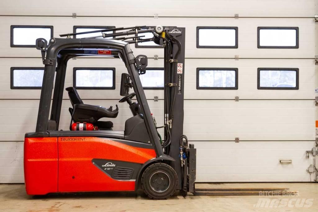 Linde E 18 Elektriniai šakiniai krautuvai