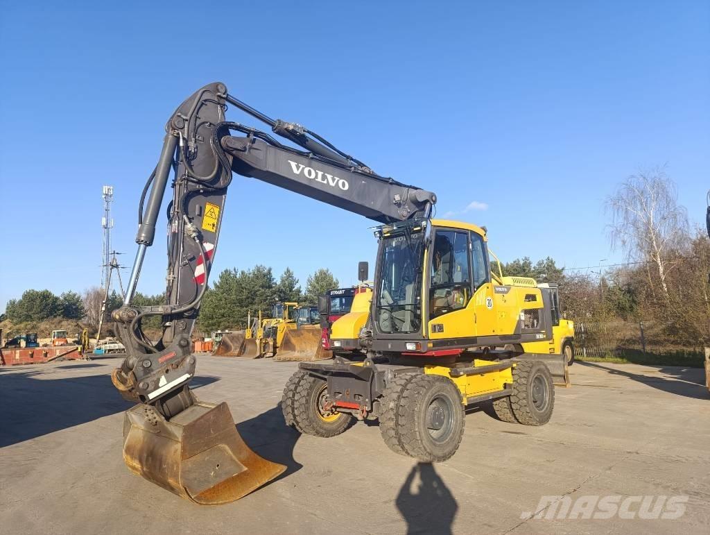 Volvo EW 210 D Ratiniai ekskavatoriai