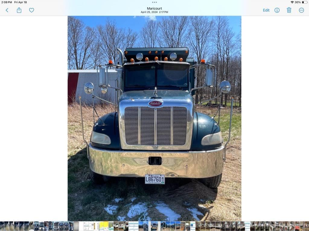 Peterbilt 340 Savivarčių priekabų vilkikai