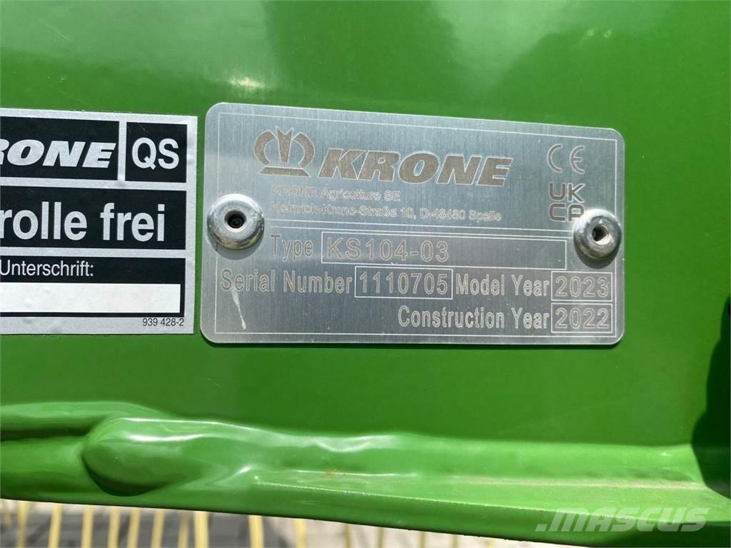 Krone Swadro S 420 Pradalges formuojantys padargai