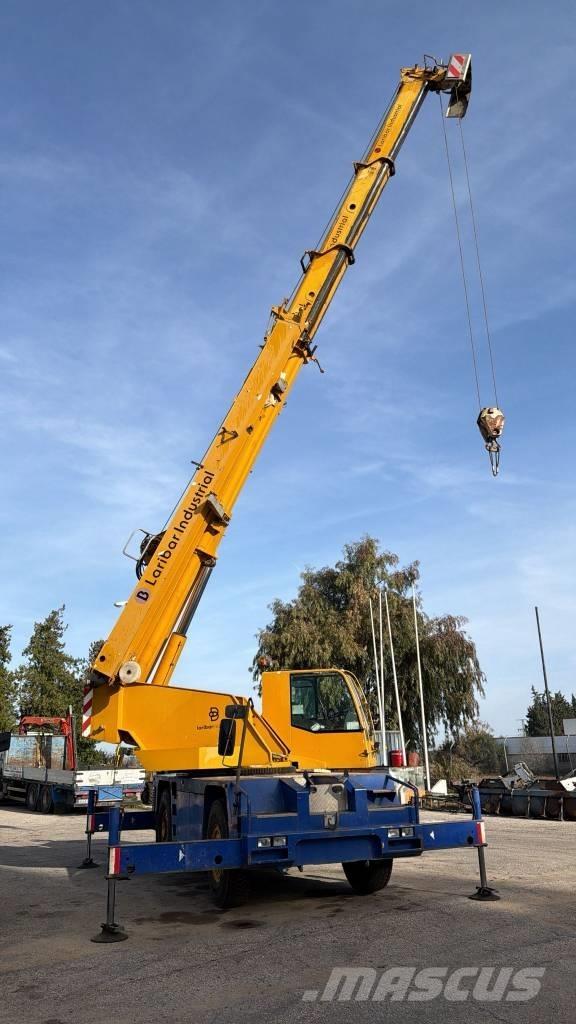  GRUA DEMAG 25T Neapdoroto reljefo kranai