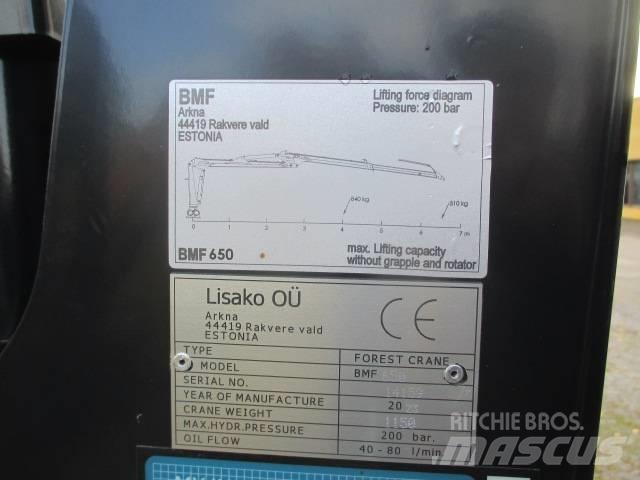 BMF 650 Miškovežių priekabos
