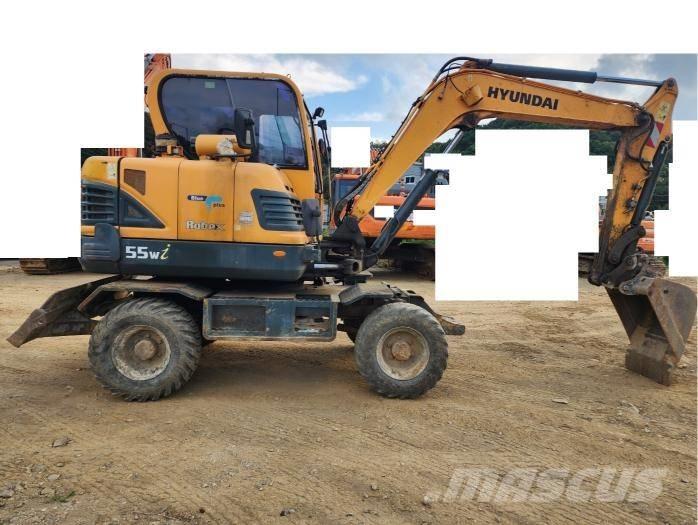 Hyundai Robex 55 W-3 Ratiniai ekskavatoriai