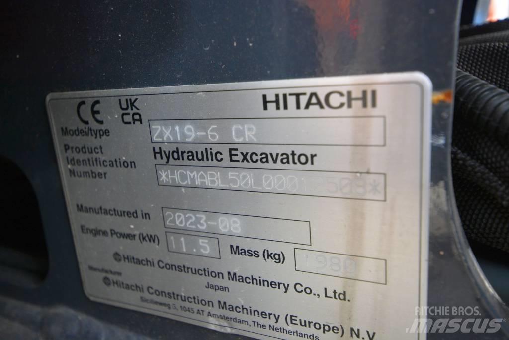 Hitachi ZX 19-6 Mini ekskavatoriai < 7 t