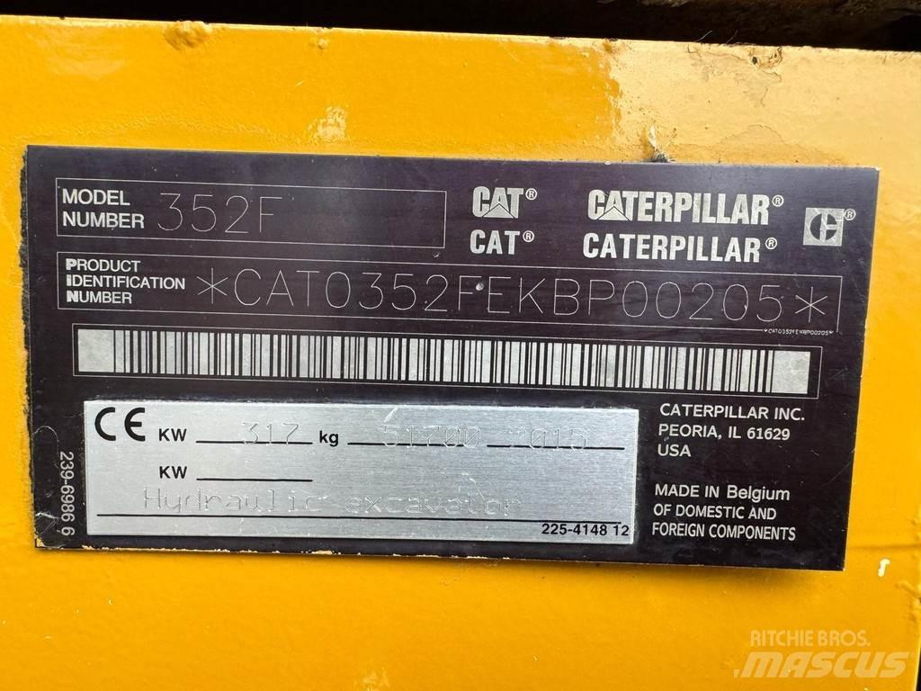 CAT 352F Vikšriniai ekskavatoriai