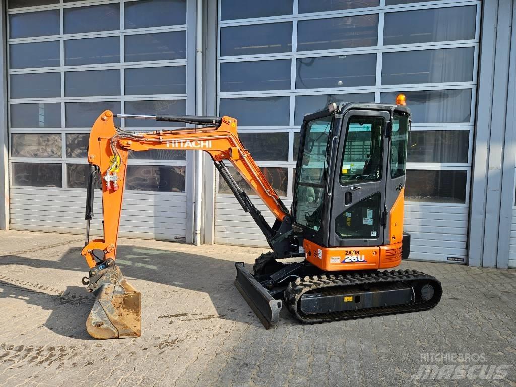 Hitachi ZX26U-6 Mini ekskavatoriai < 7 t