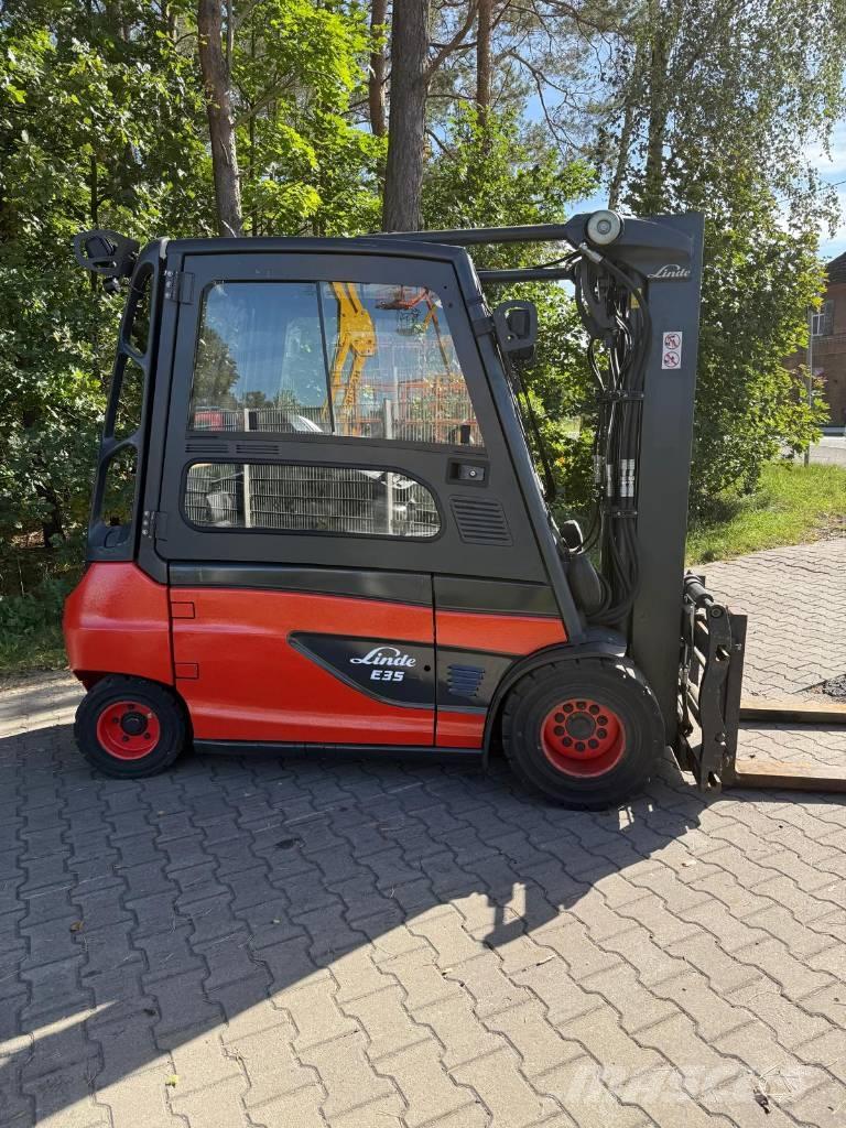 Linde E35L-01 Elektriniai šakiniai krautuvai