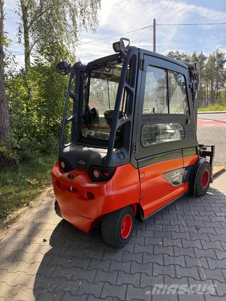Linde E35L-01 Elektriniai šakiniai krautuvai