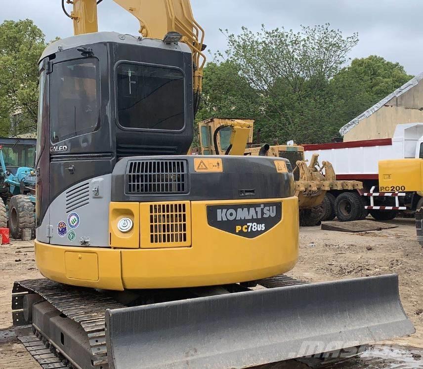 Komatsu pc78us Vidutinės galios ekskavatoriai 7-12 t