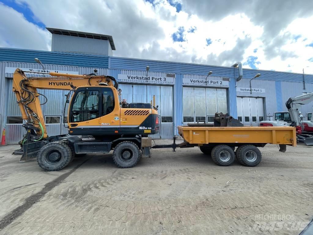 Hyundai 160W-9A Ratiniai ekskavatoriai