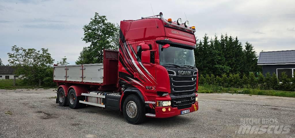 Scania R 730 Sunkvežimiai su keliamuoju kabliu