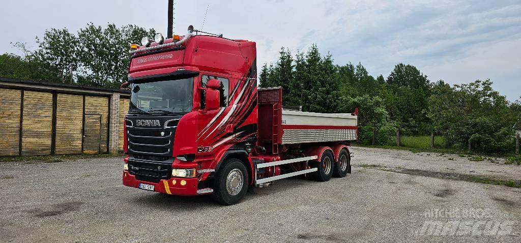 Scania R 730 Sunkvežimiai su keliamuoju kabliu