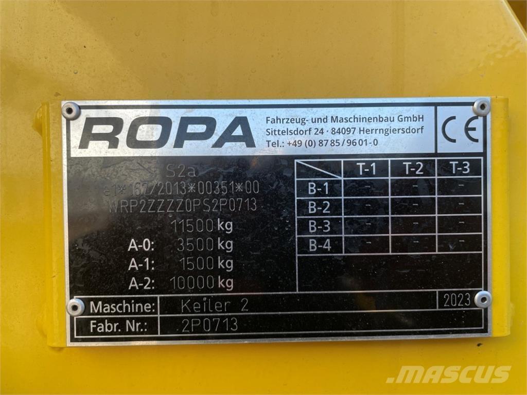 Ropa KEILER 2 Bulvių kombainai ir ekskavatoriai