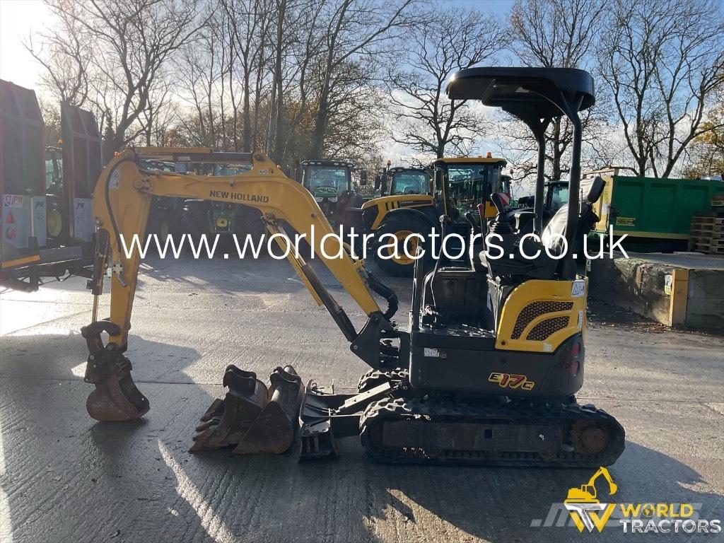New Holland E 17 C Vikšriniai ekskavatoriai