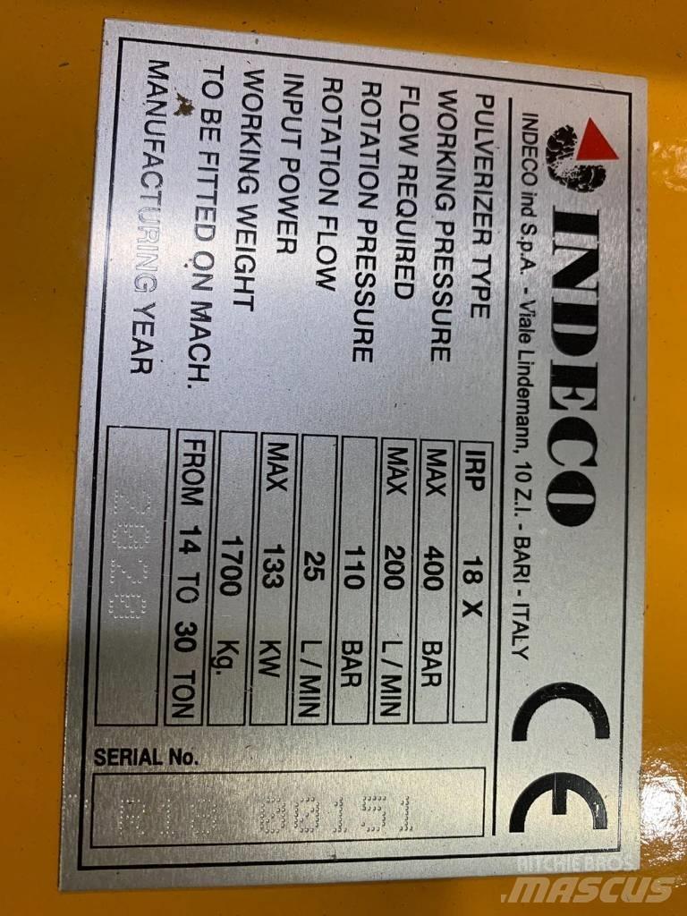 Indeco IRP 18X Trupintuvai