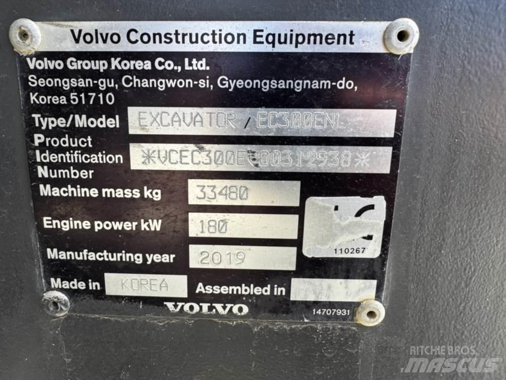 Volvo EC300ENL Vikšriniai ekskavatoriai