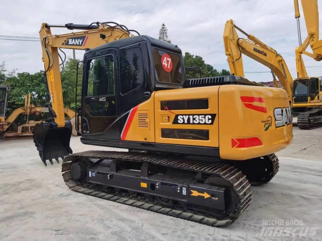 Sany sy135c Vikšriniai ekskavatoriai