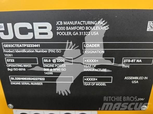 JCB 3TS-8T Krautuvai su šoniniu pasukimu