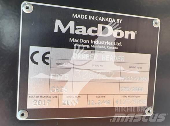 MAC DON FD75S Derliaus nuėmimo kombainų galvos