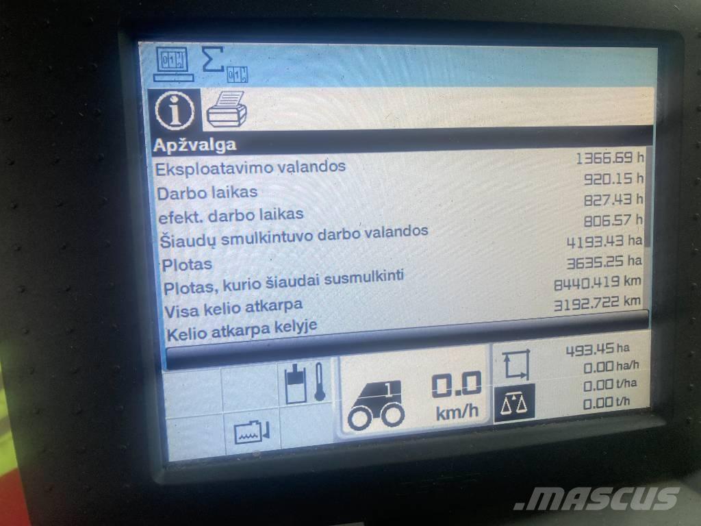 CLAAS Lexion 770 TT Derliaus nuėmimo kombainai