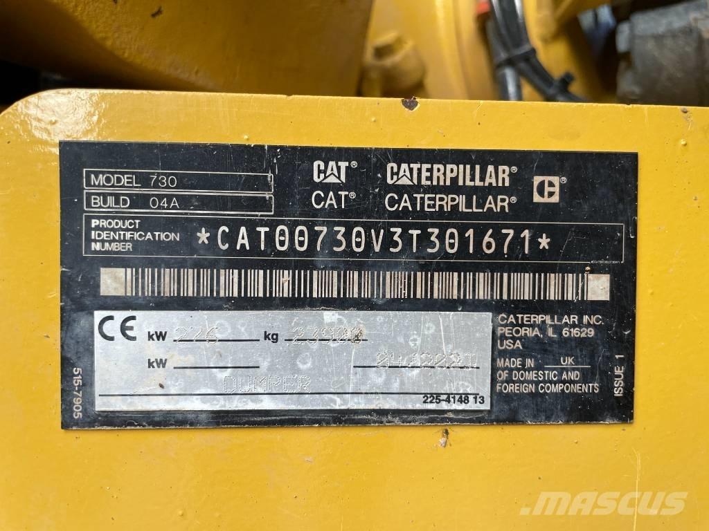 CAT 730 C Karjeriniai savivarčiai