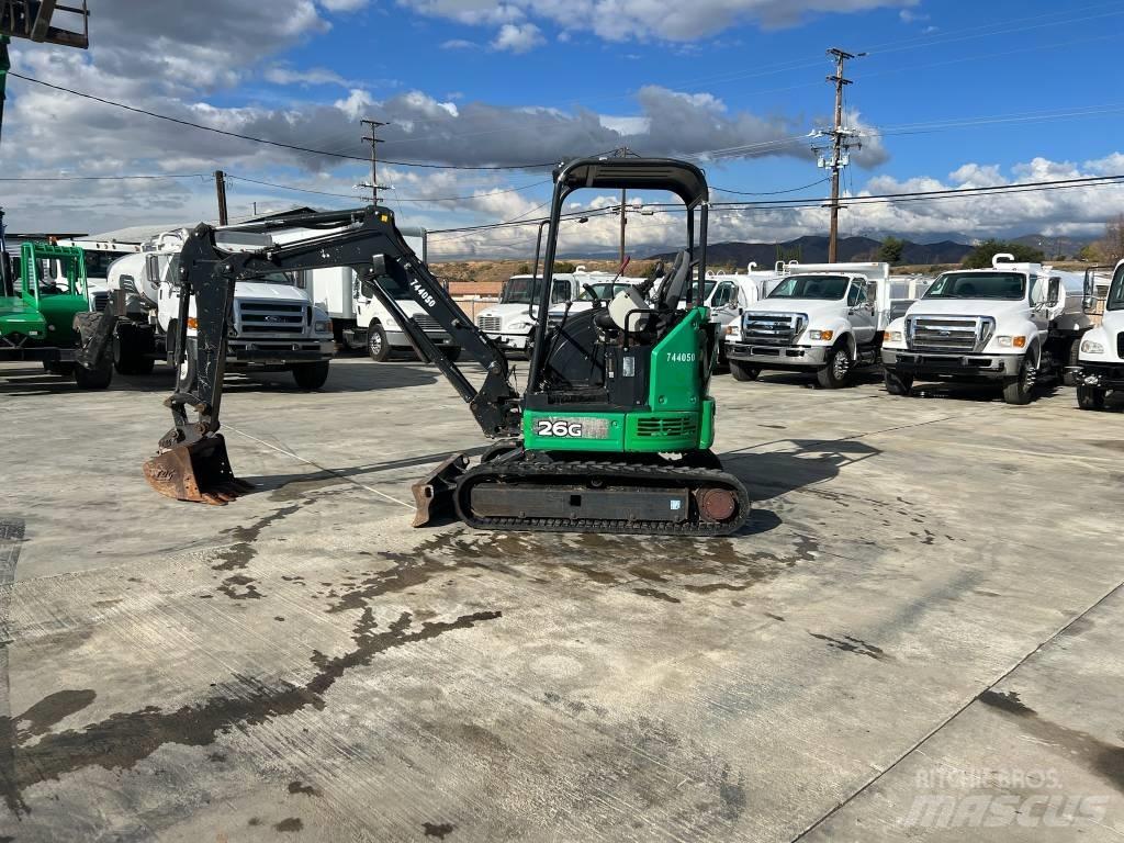 John Deere 26G Mini ekskavatoriai < 7 t
