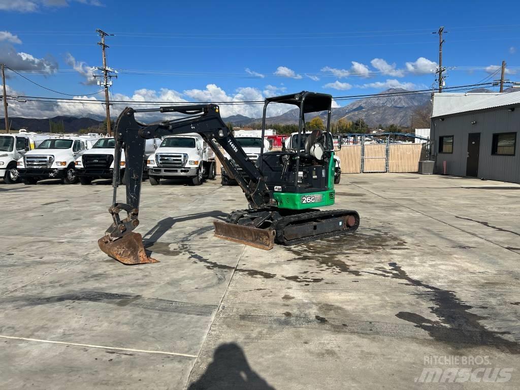 John Deere 26G Mini ekskavatoriai < 7 t