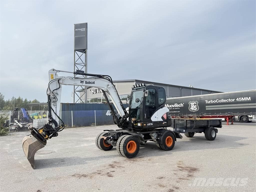 Bobcat E57W Ratiniai ekskavatoriai