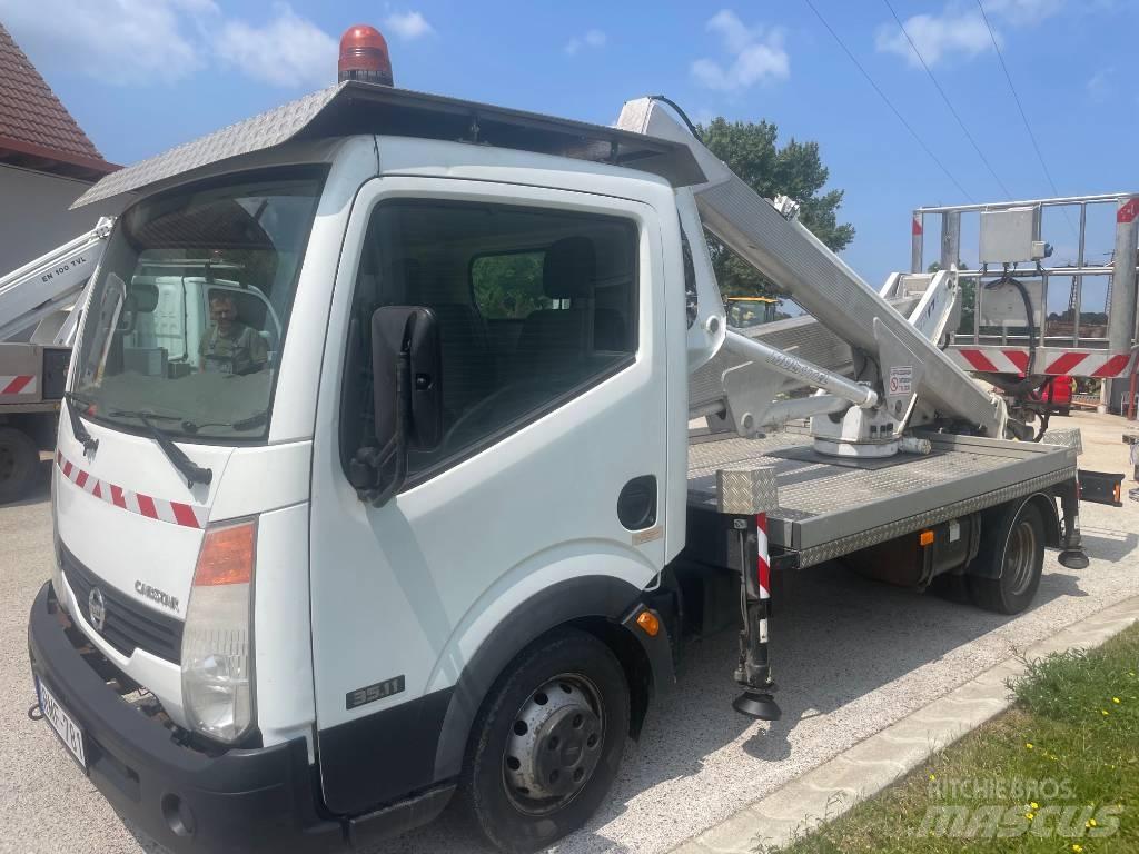 Nissan Cabstar Ant vilkikų montuojamos kėlimo platformos